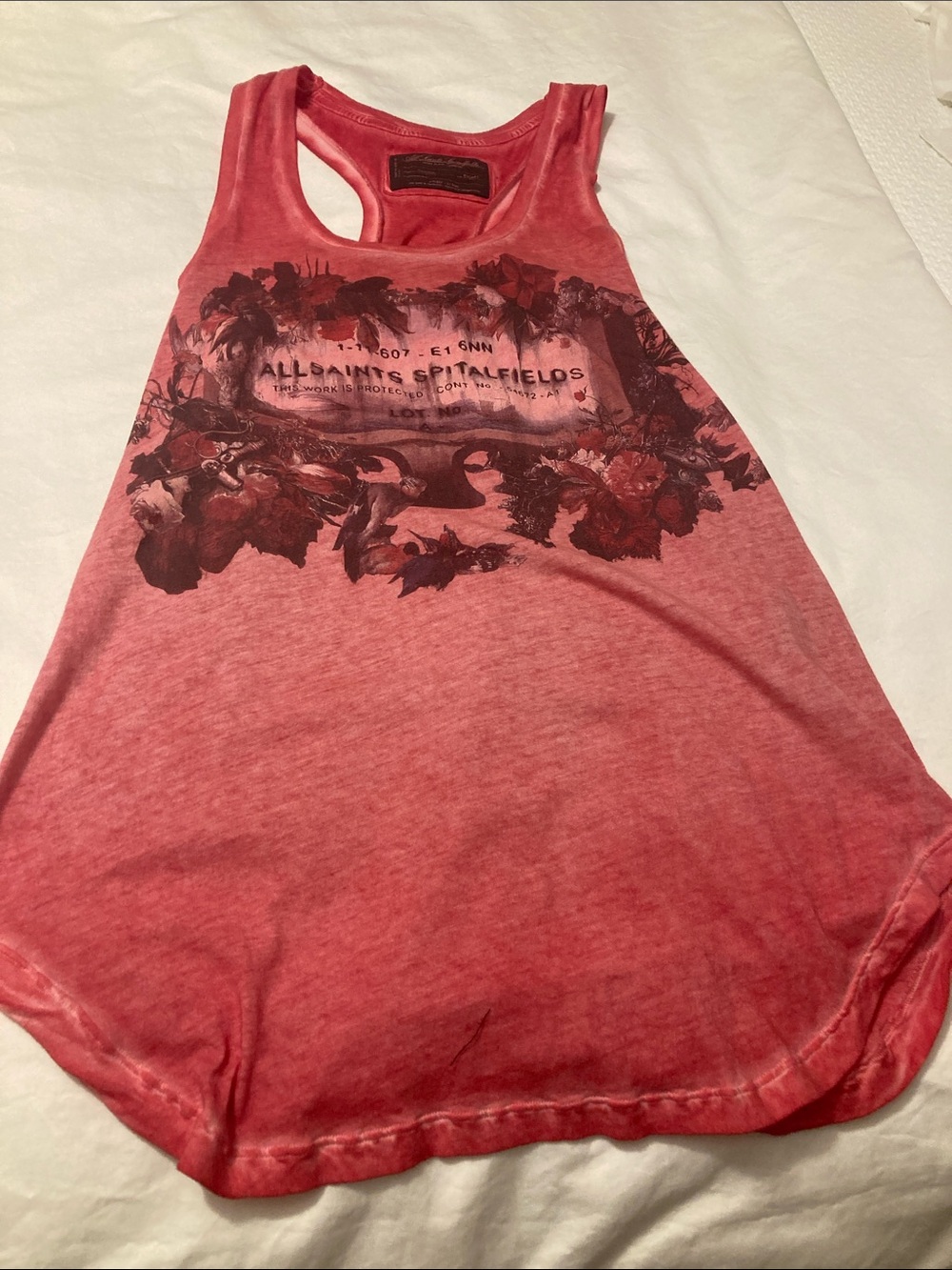 All Saints Spitatlfields cotton tank top